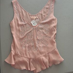 Jil Stuart Stunning Chiffon Top/Neiman Marcus Tags Still On!